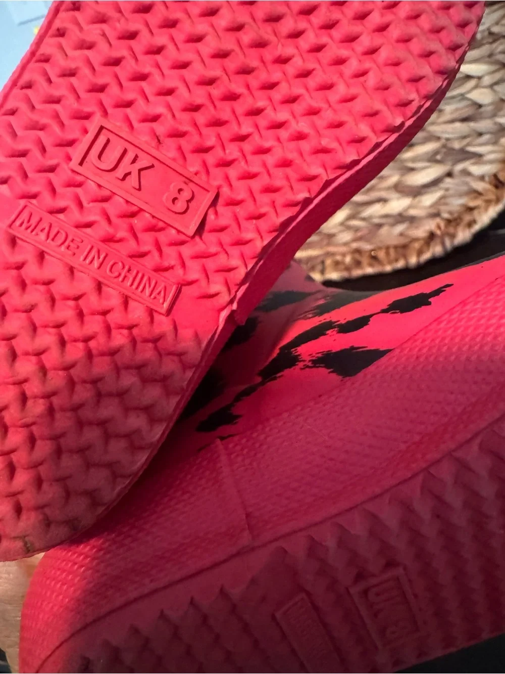 Hunter Kids Pink Leopard Print Rain Boots